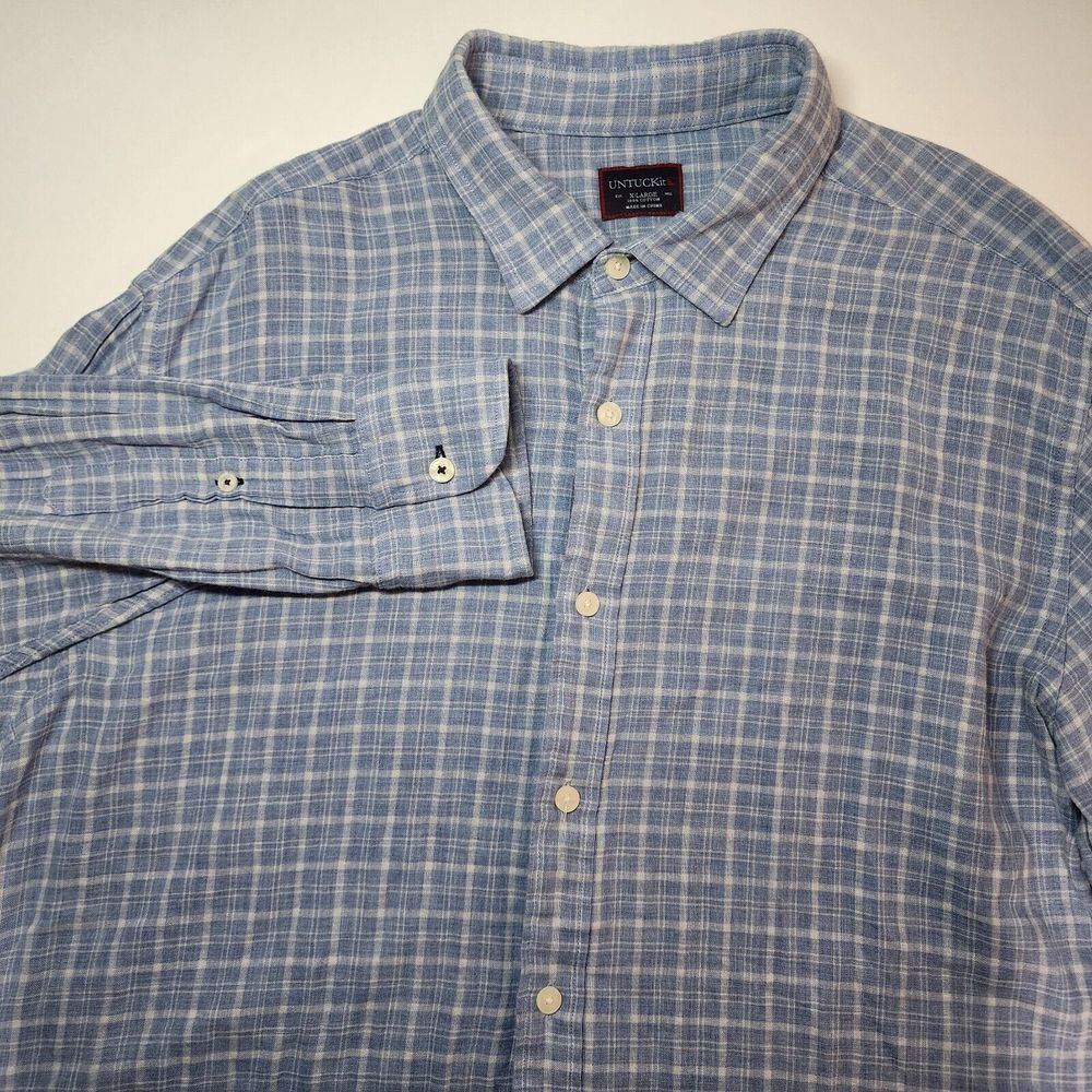 UNTUCKIT LONG SLEEVE BUTTON‎ DOWN SIZE XL